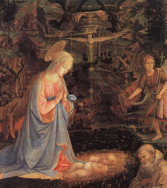 Filippino Lippi The Adoration of the Child Sweden oil painting art